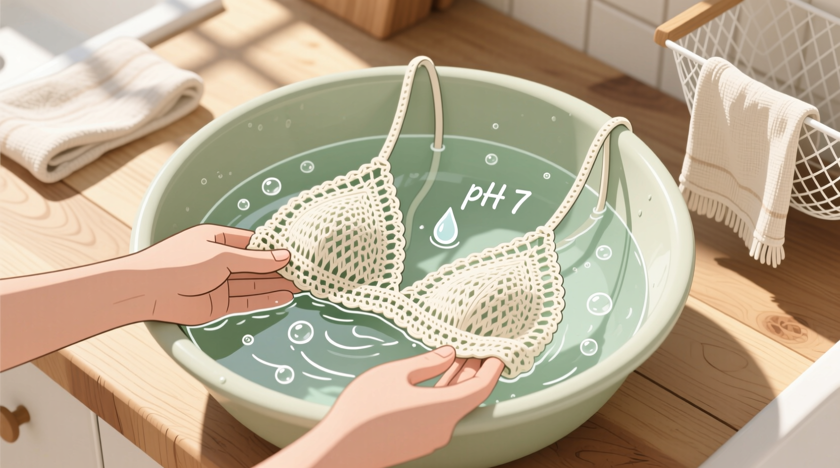 how to wash crochet bikini tops safely