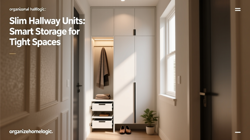 Slim Hallway Units: Smart Storage for Tight Spaces