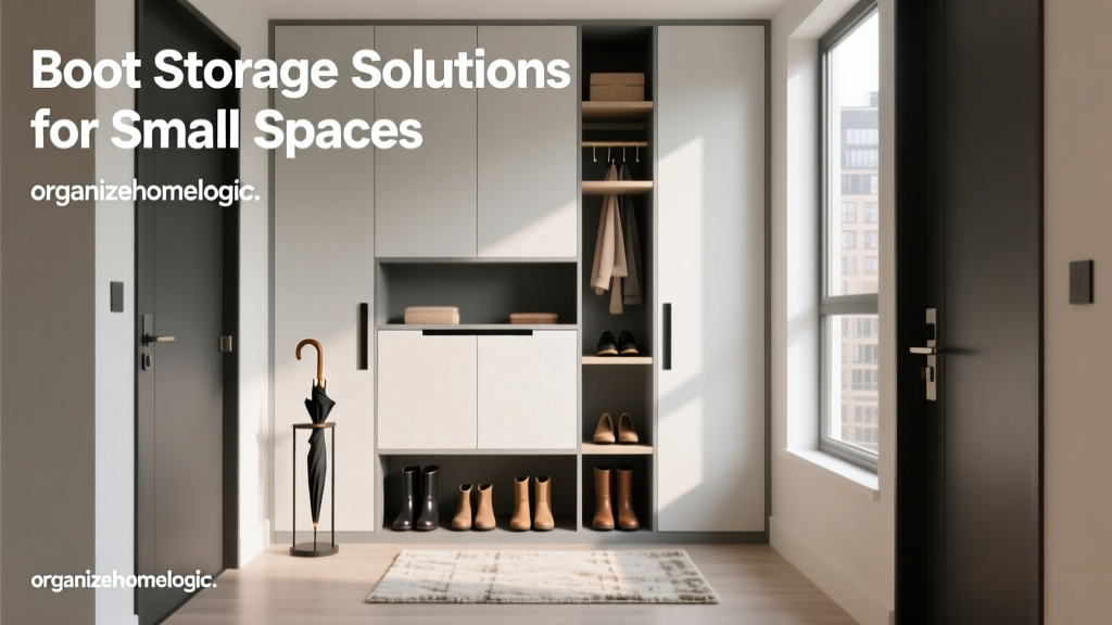 Boot Storage Solutions for Small Spaces