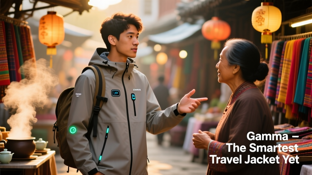 Introducing Gamma: The Smartest Travel Jacket Yet — Where Engineering Meets Expedition