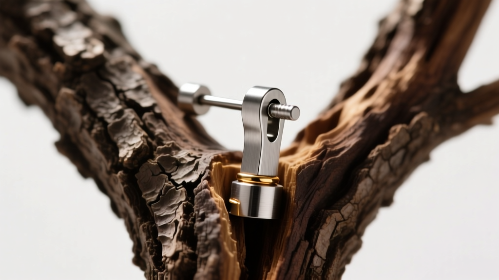 Technical diagram showing a 20-gauge earring post cross-section soldered to a heavy botanical branch casting with a secure notch.