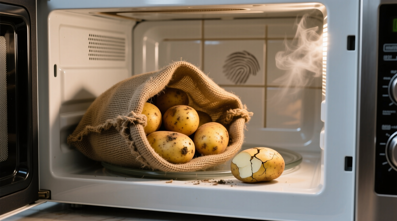 Microwave Potato Sack: Perfect Potatoes in 8 Minutes