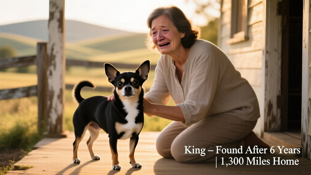 King the Chihuahua Went Missing 6 Years Ago. His Family Found Him 1,300 Miles Away