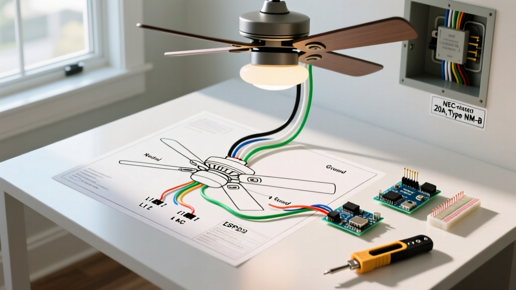Wiring Diagram for Ceiling Fan with Light: NEC Safety Guide