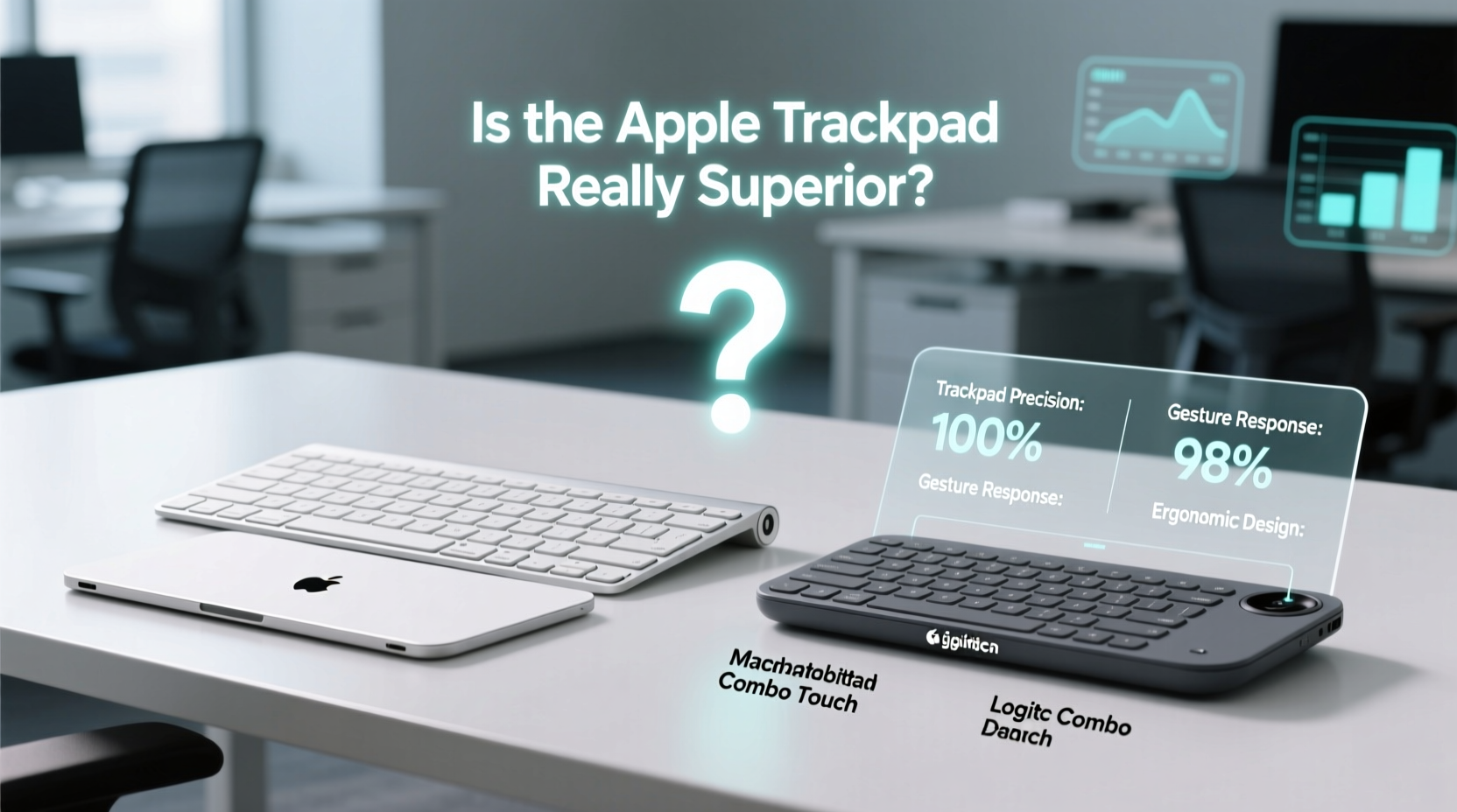 Magic Keyboard Vs Logitech Combo Touch Is The Apple Trackpad Really ...