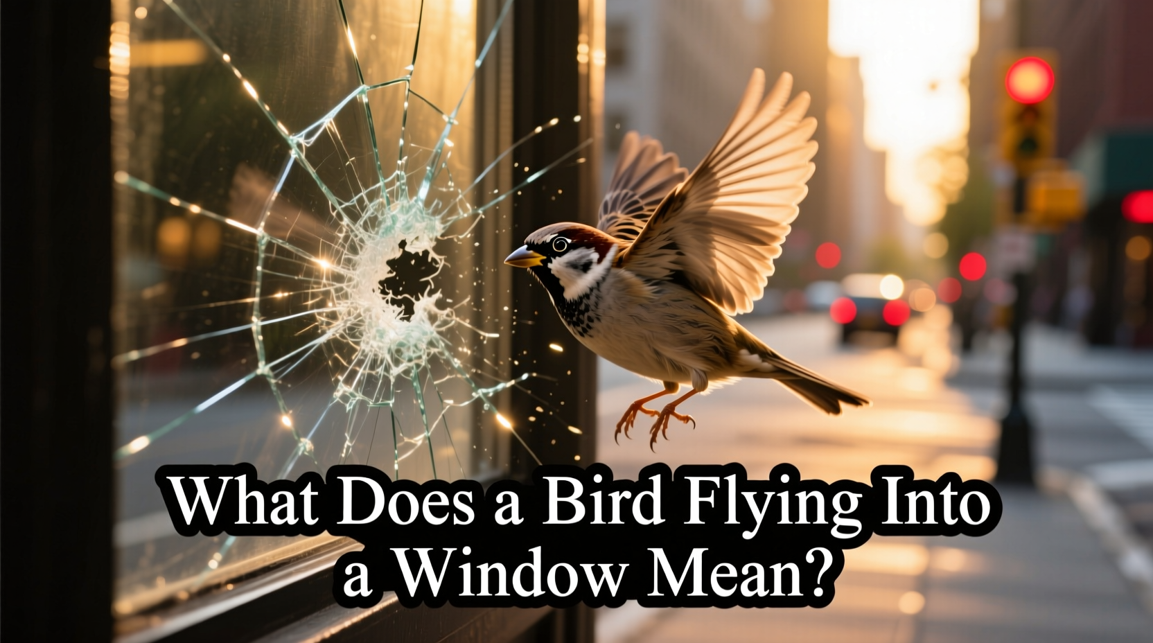 What Does a Bird Flying Into a Window Mean?