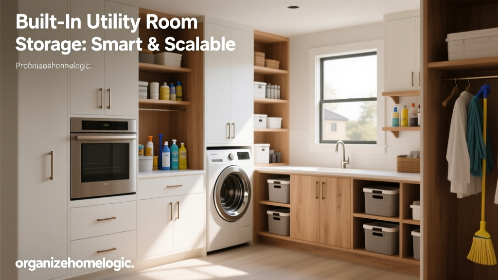 Built-In Utility Room Storage: Smart & Scalable