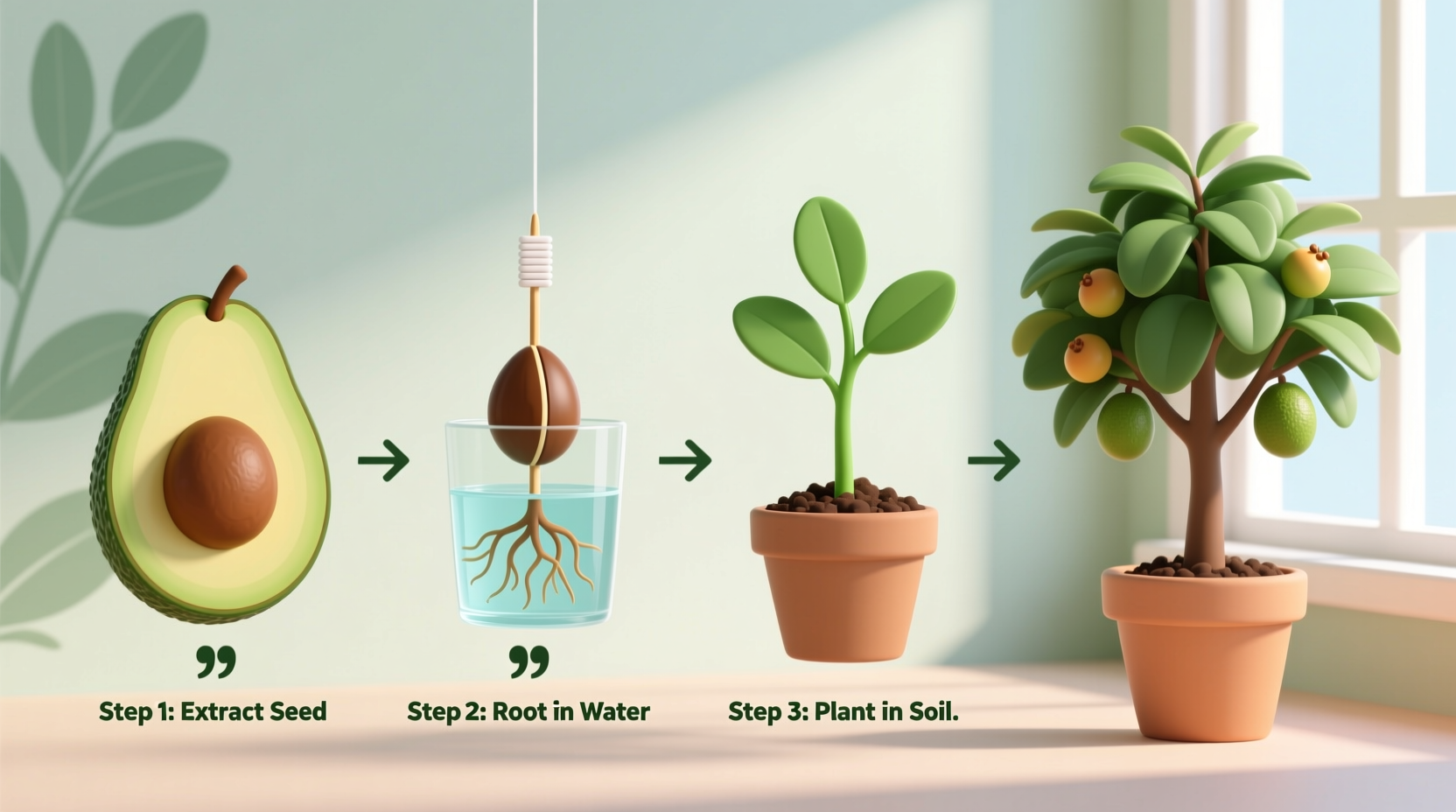how to grow an avocado tree from seed