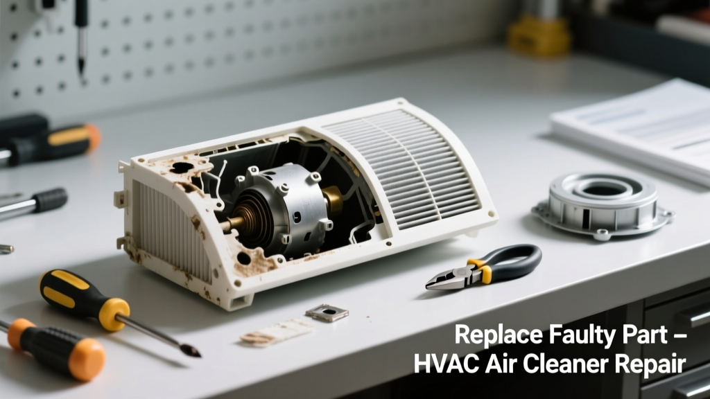 HVAC Air Cleaner Not Working? Replace the Faulty Part