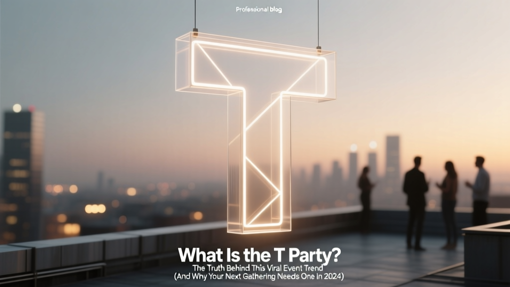 T Party: What It Is & Why Your 2026 Event Needs One