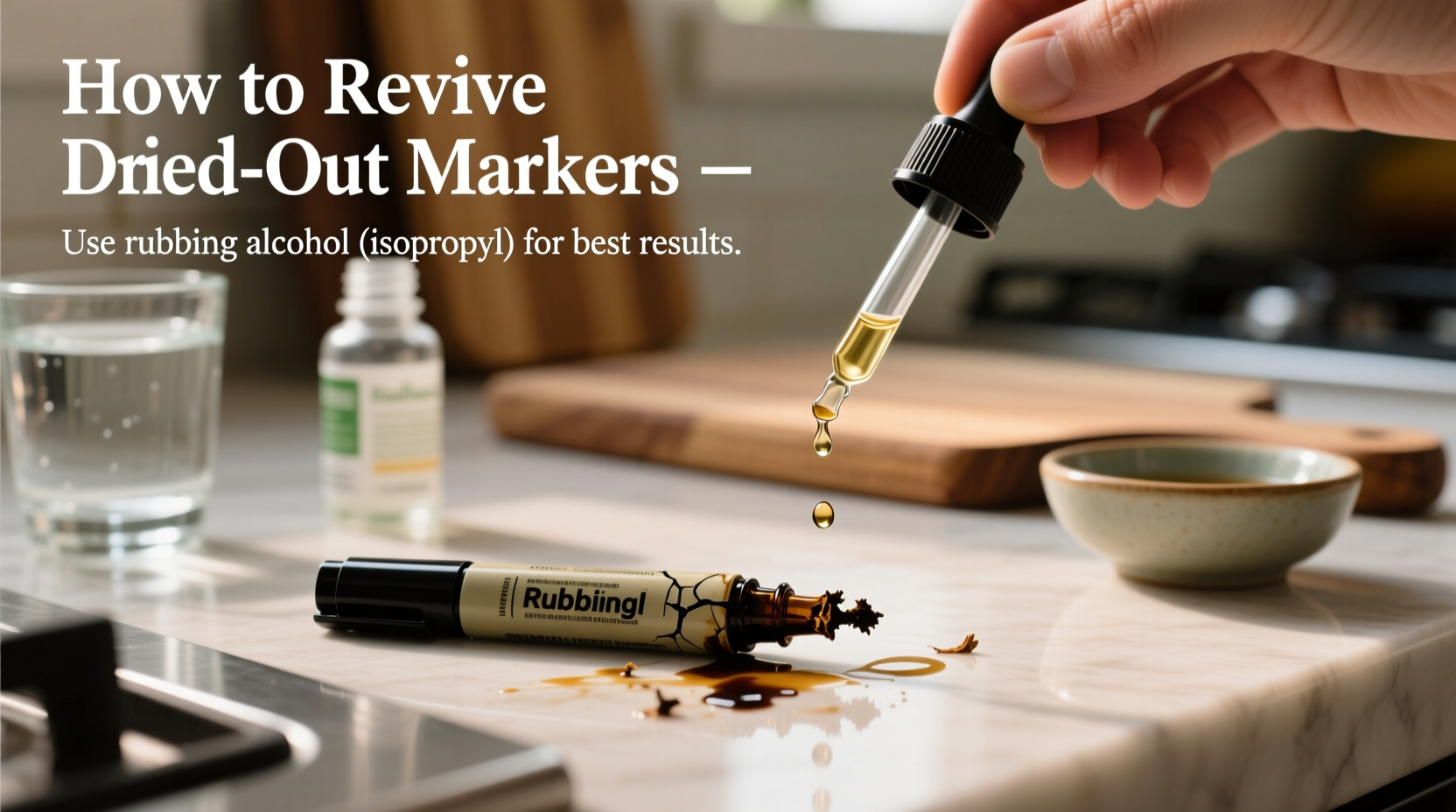 how to revive dried out markers with a simple household ingredient