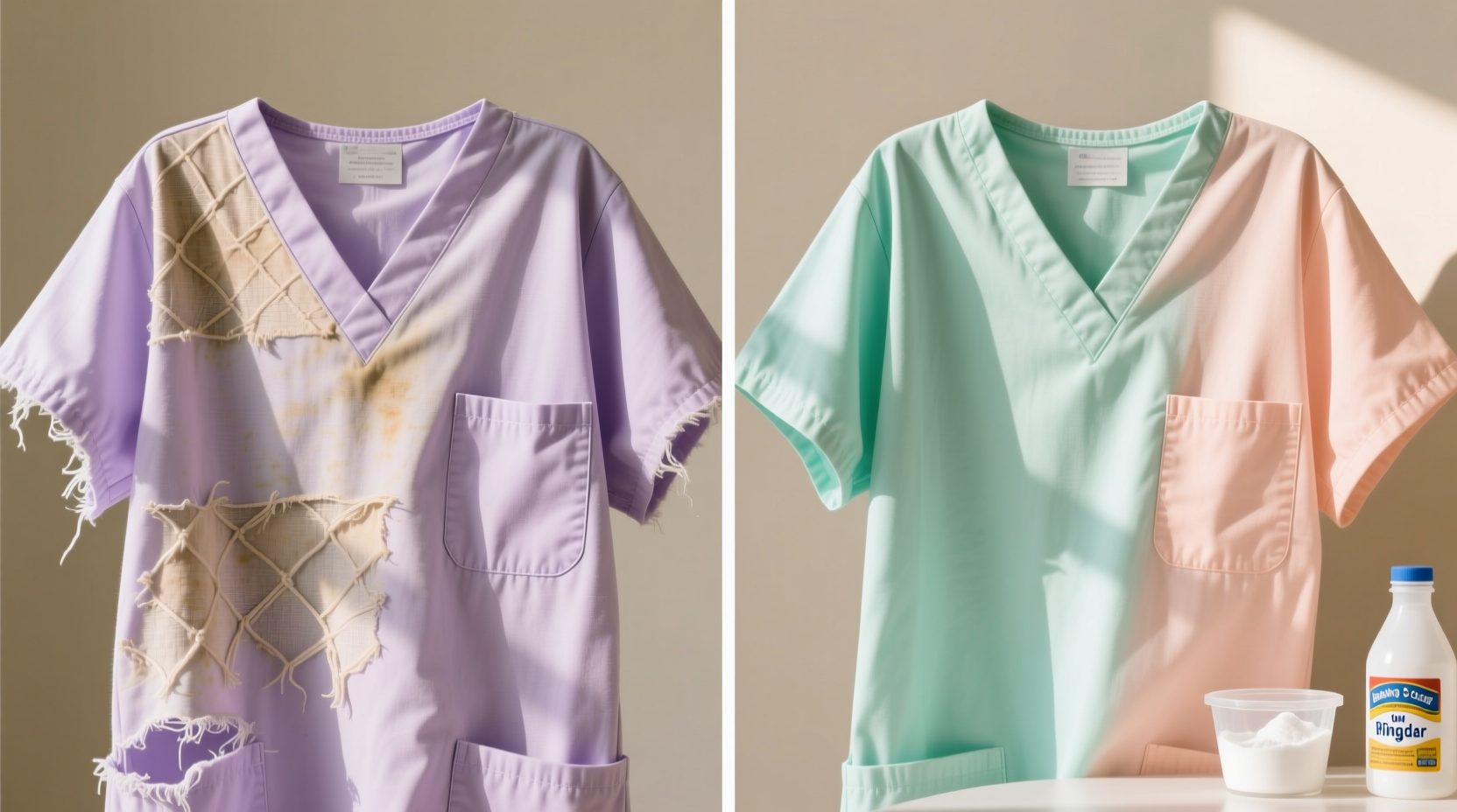 how to revive faded pastel scrubs safely