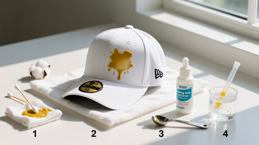 Tested: How to Get Mustard Out of Baseball Caps Fast