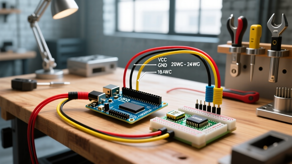 Arduino Wiring Diagram Guide: Wire Gauge & Color Code Standards