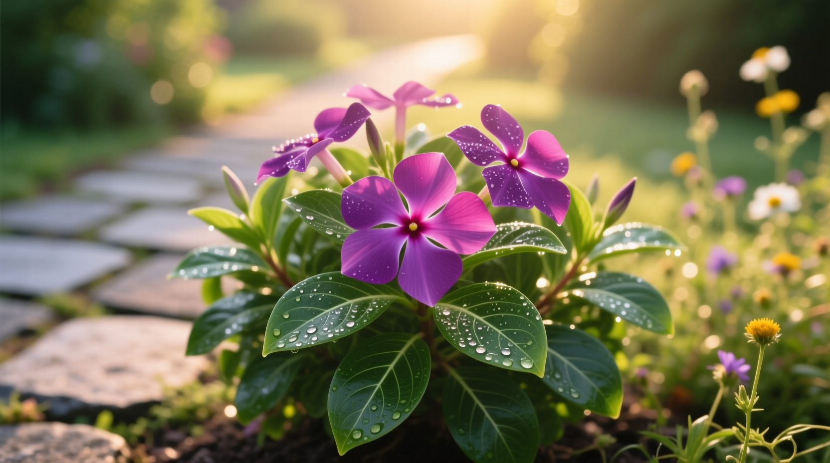 annual vinca plant