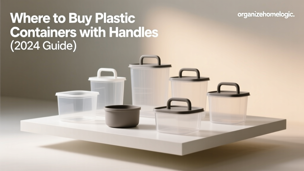 Where to Buy Plastic Containers with Handles (2024 Guide)