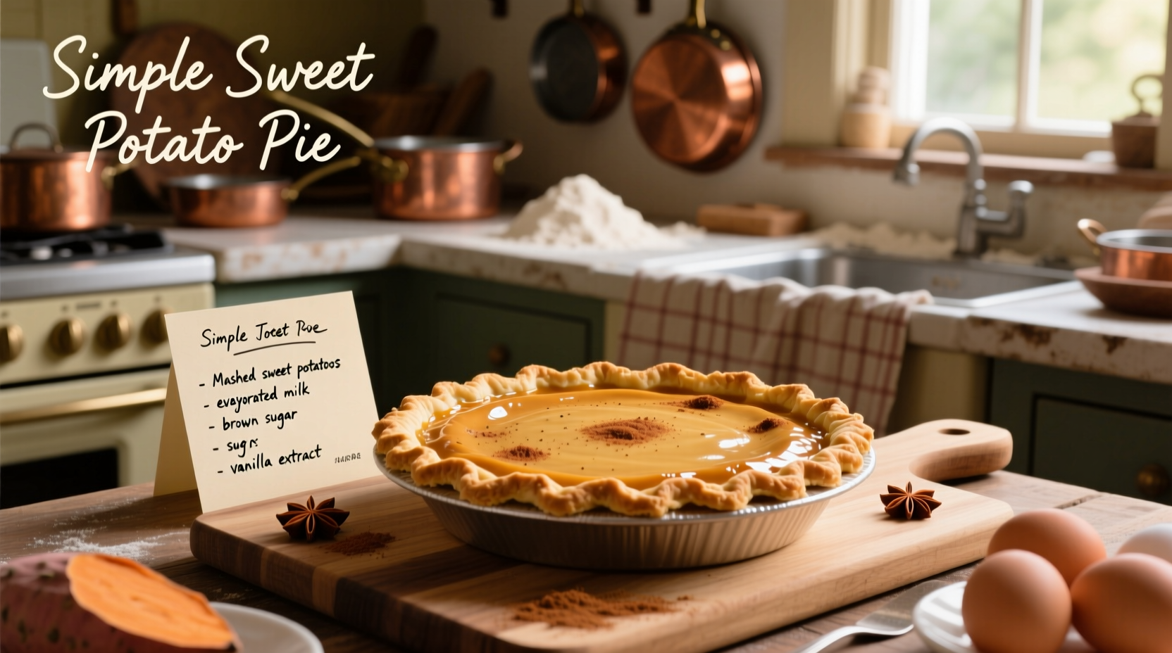 Easy Sweet Potato Pie Recipe: Simple & Foolproof