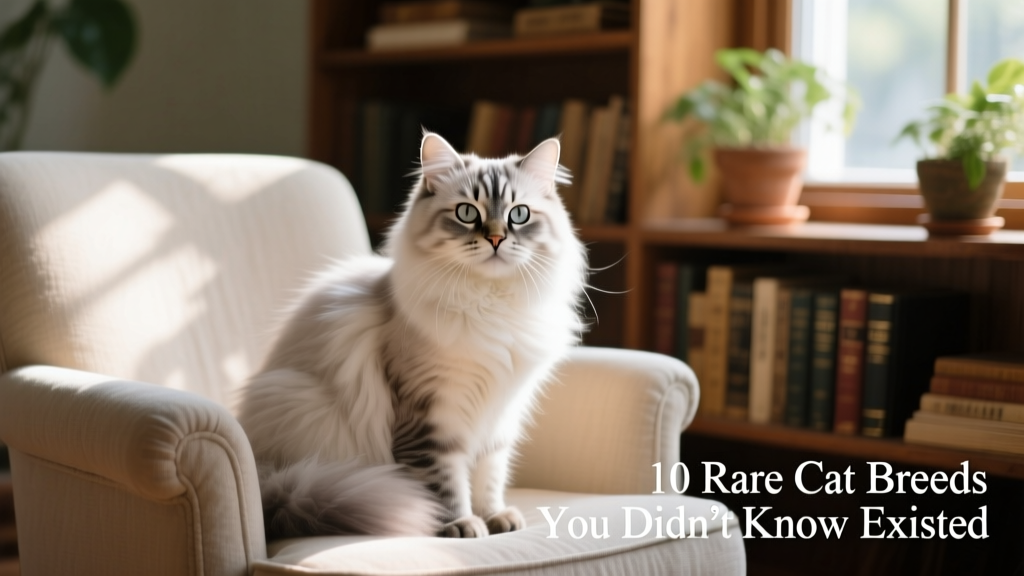 Burmilla cat with shimmering silver-tipped coat and expressive face showing delicate 'eyeliner' markings