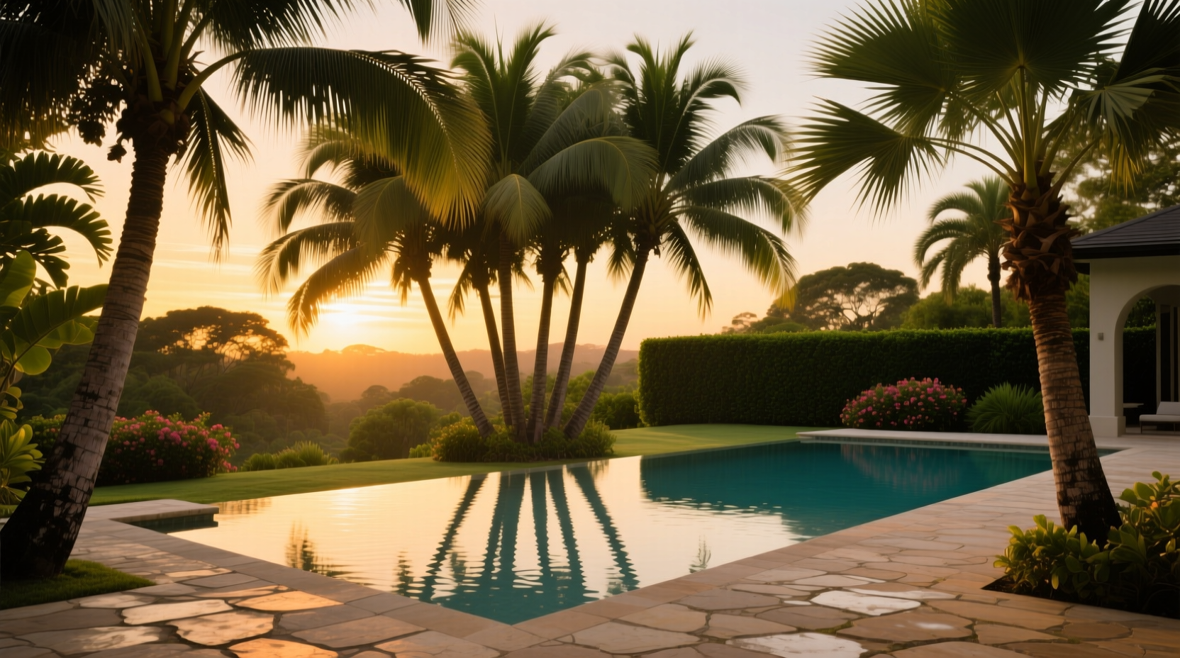 the best trees for pool landscaping