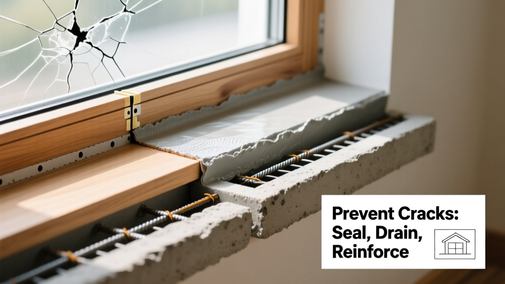 How to Prevent Window Sill Cracks in Wood and Concrete
