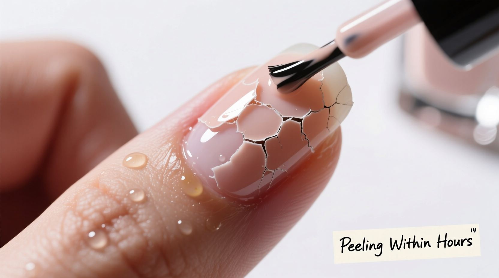 why is my nail polish peeling within hours application mistakes to avoid