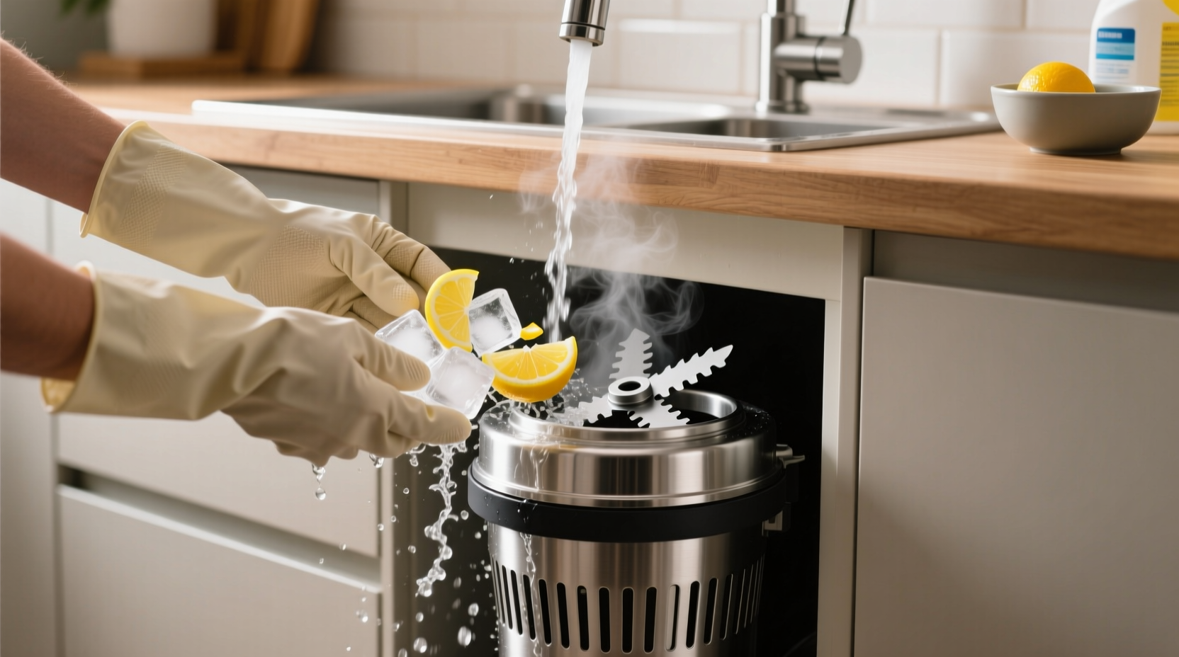 how to clean garbage disposal