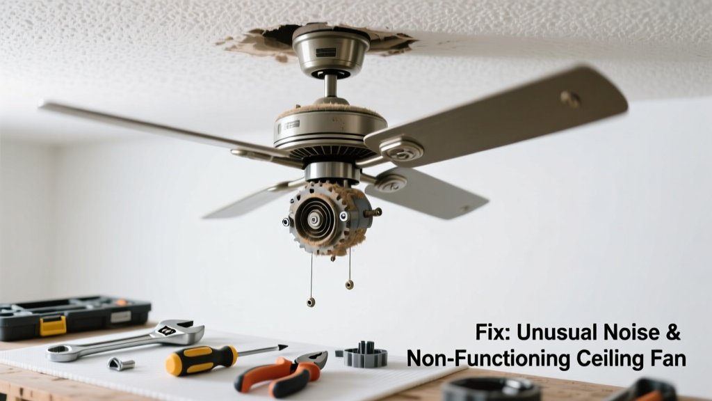 Ceiling Fan Not Working & Making Unusual Noise Fix