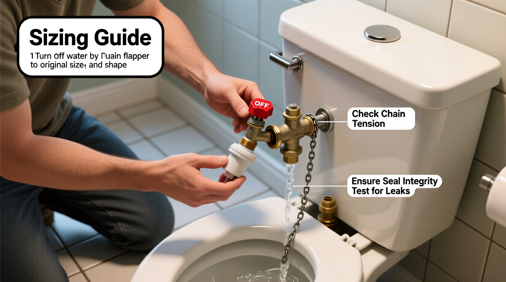 how to fix a running toilet flapper replacement guide