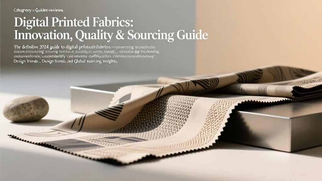 Digital Printed Fabrics: Innovation, Quality & Sourcing Guide
