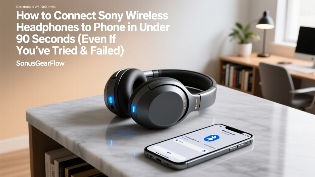 How to Connect Sony Wireless Headphones to Phone