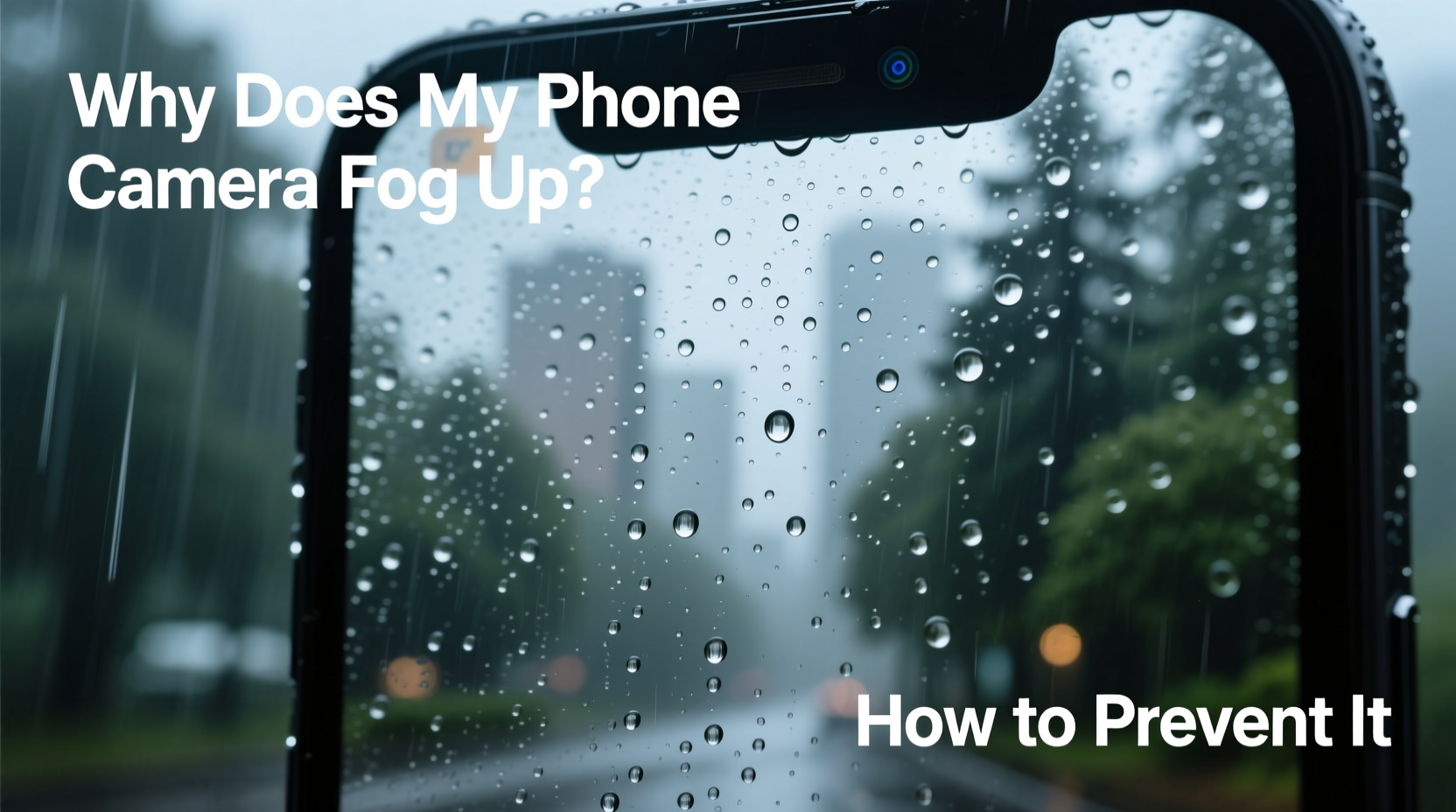 why does my phone camera fog up in humid weather and how to stop it