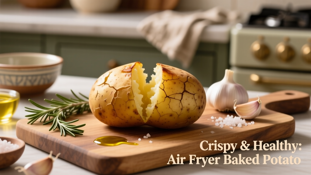 Air Fryer Baked Potato: Crispy Skin, Fluffy Inside