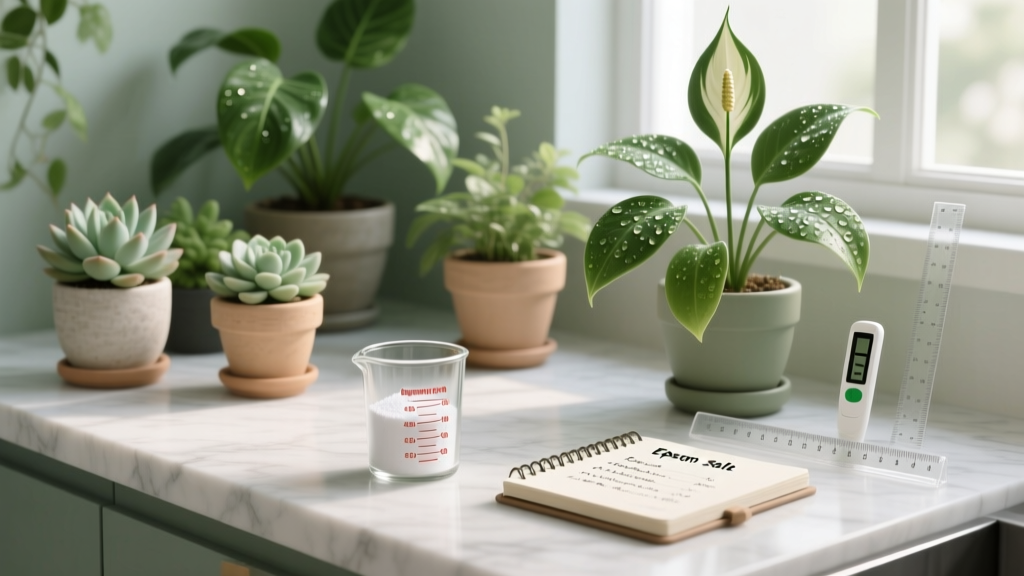 Epsom Salt for Indoor Plants: Safe Dosage Guide