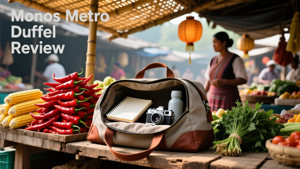 Monos Metro Duffel Review: A Culinary Traveler’s Verdict on Function, Form, and Food-Friendly Design