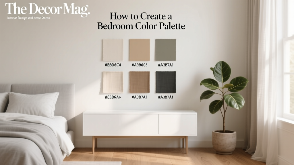 How to Create a Bedroom Color Palette - The Decor Mag