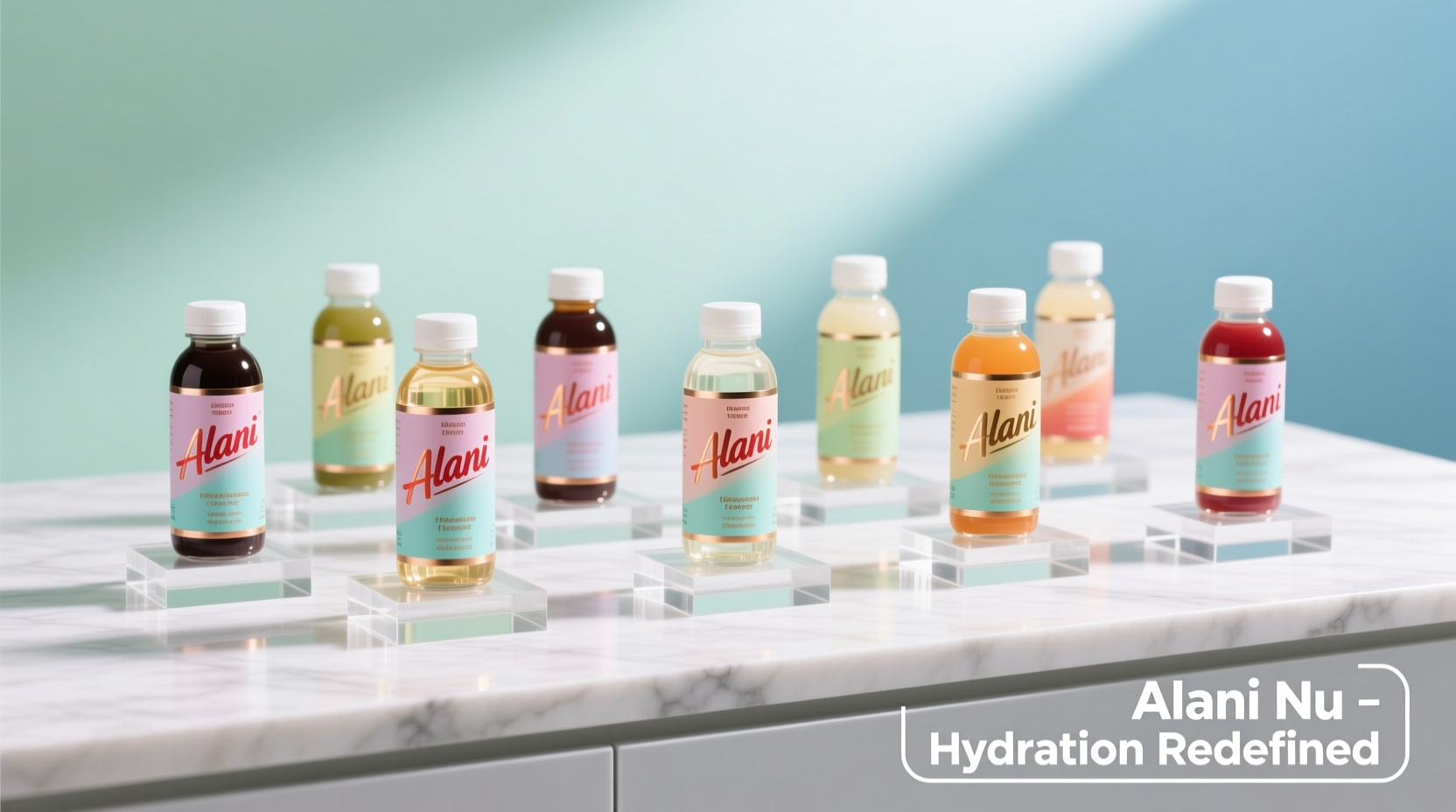 Alani Nu flavor lineup on display