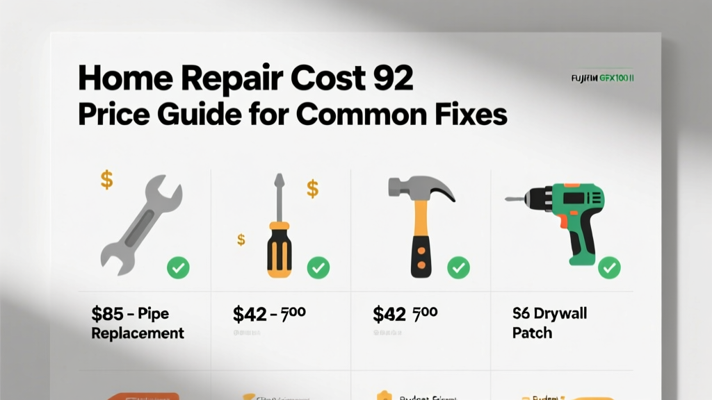 Home Repair Cost 92: Price Guide for Common Fixes