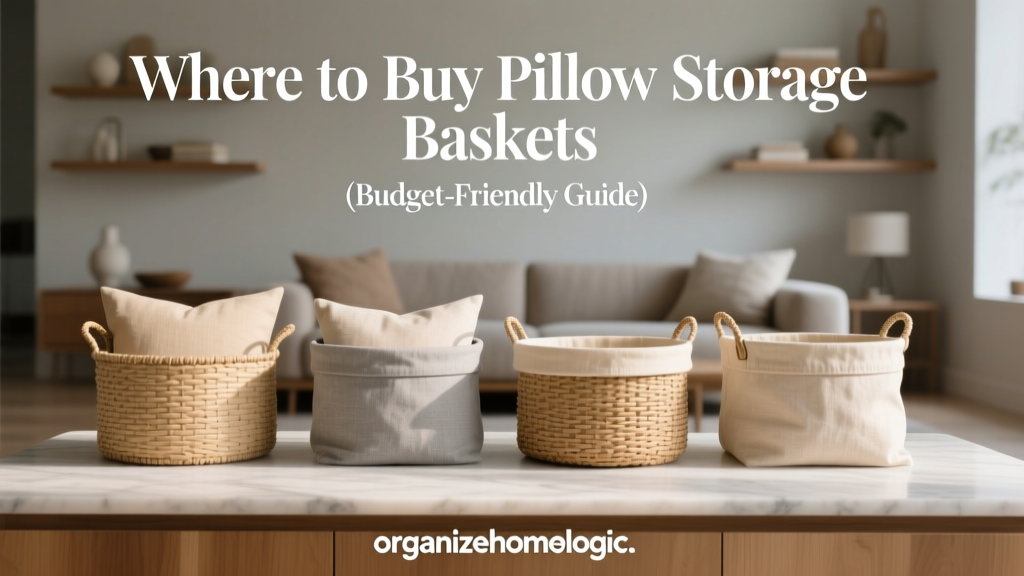 Where to Buy Pillow Storage Baskets (Budget-Friendly Guide)