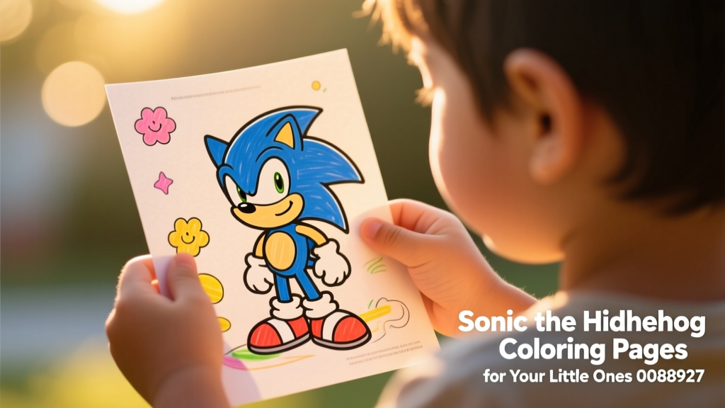 Sonic the Hedgehog Coloring Pages for Your Little Ones: A Developmentally Supportive Activity Guide for Parents and Caregivers