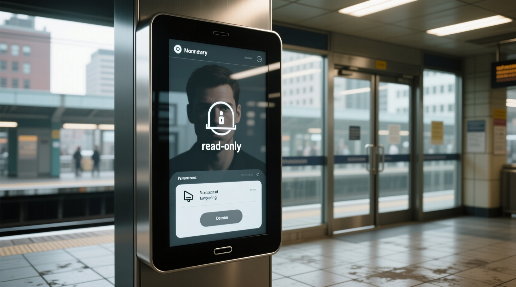use read only media to protect against kiosk propagated