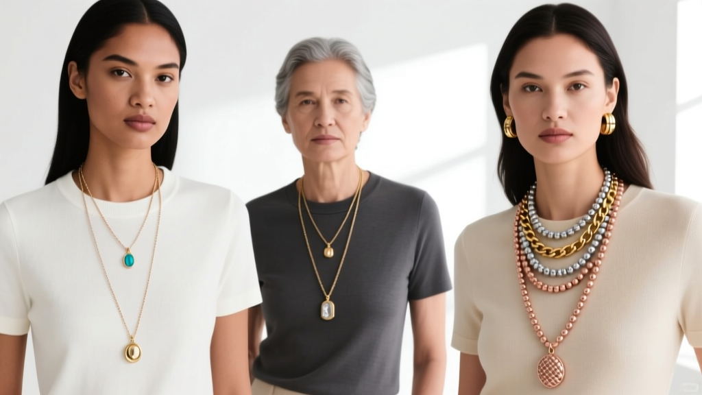 How to Layer Necklaces with a Crew Neck (Budget Guide)