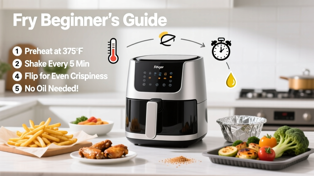 Air Fryer Beginner Guide: Crispy Results, Zero Guesswork