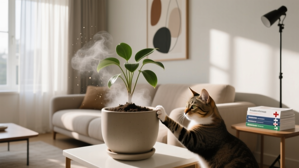 Smelly Plant Soil Toxic to Cats? Vet-Approved Fixes