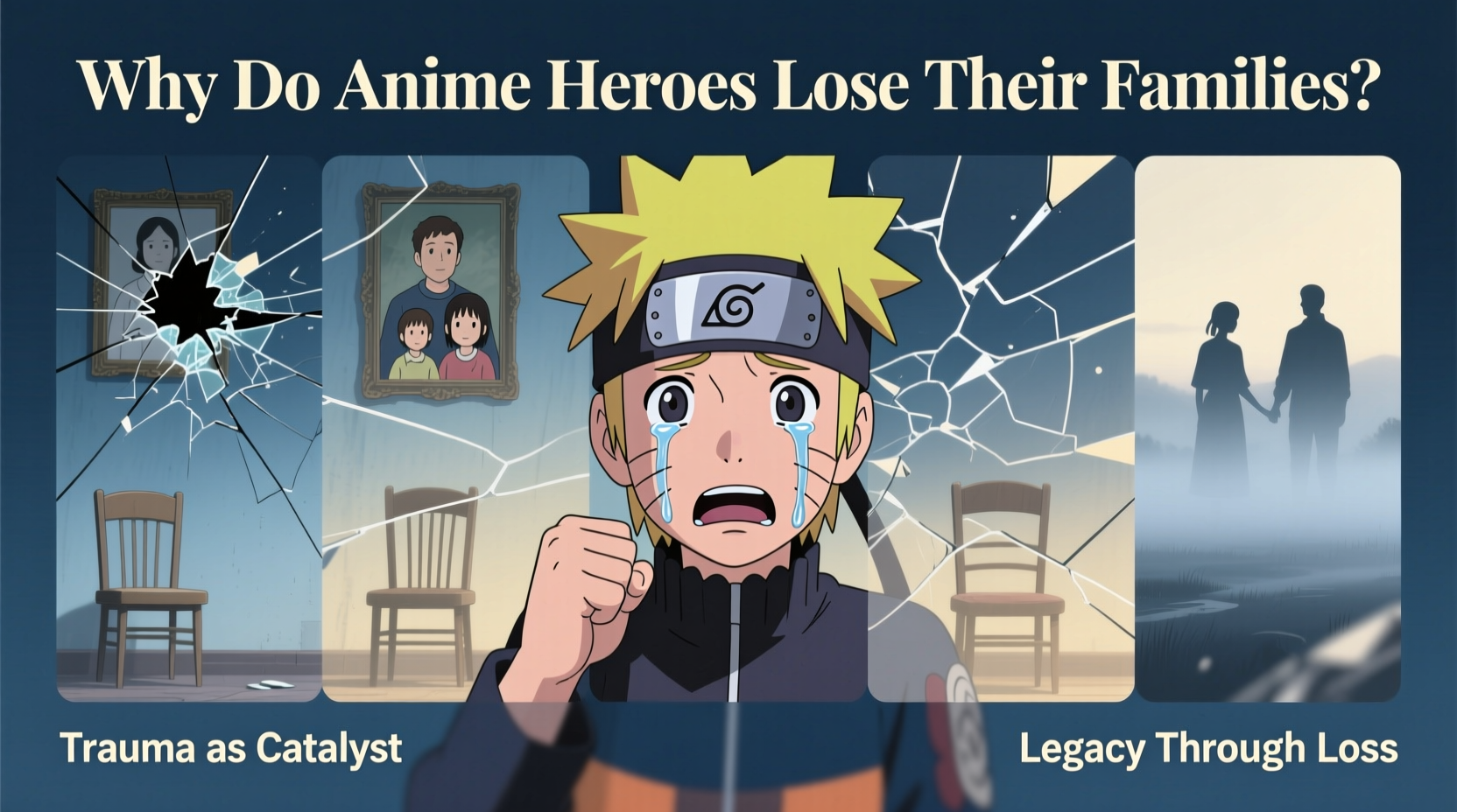 why do anime protagonists often lose family members storytelling patterns