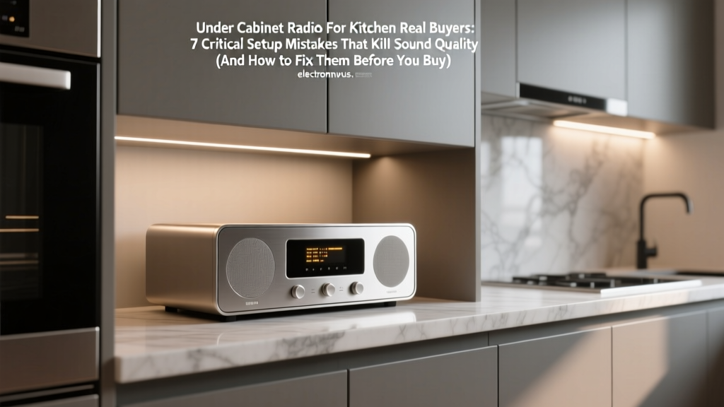 Under Cabinet Radio For Kitchen Real Buyers: 7 Critical Setup Mistakes That Kill Sound Quality (And How to Fix Them Before You Buy)