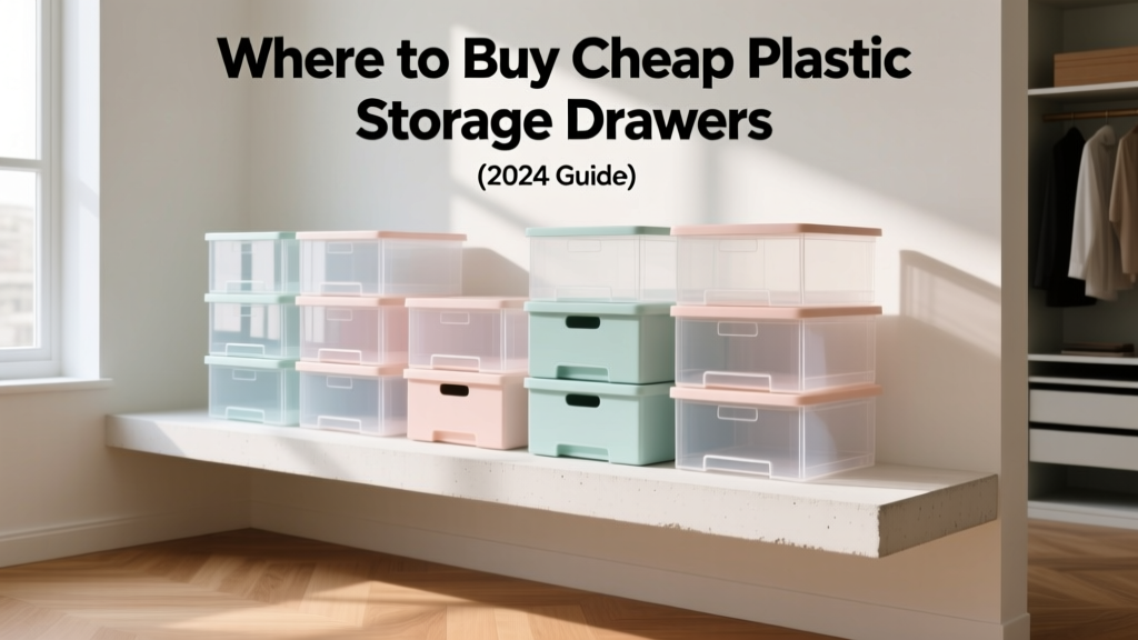 Where to Buy Cheap Plastic Storage Drawers (2024 Guide)