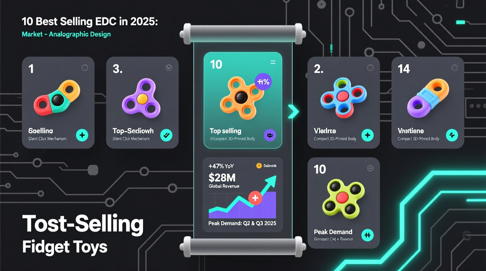 best selling edc fidget