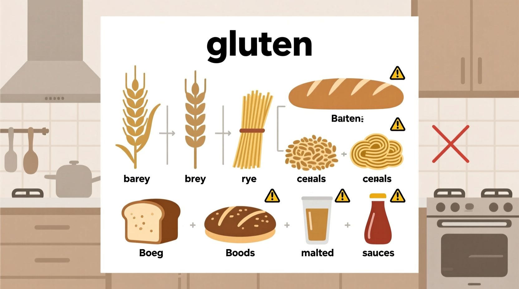 what foods have gluten in them