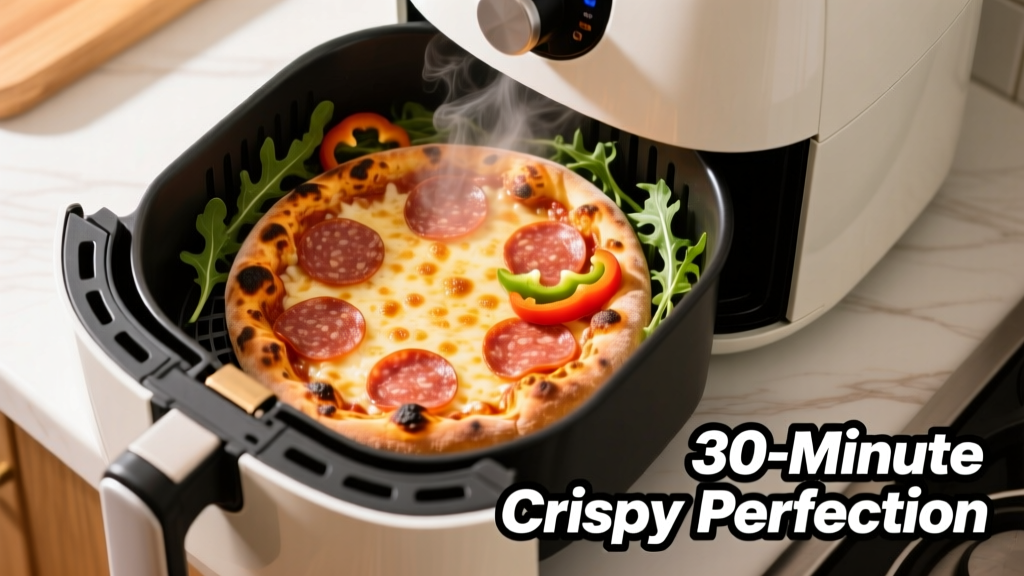 Frozen Pan Pizza in Air Fryer: Crispy, Fast & Foolproof