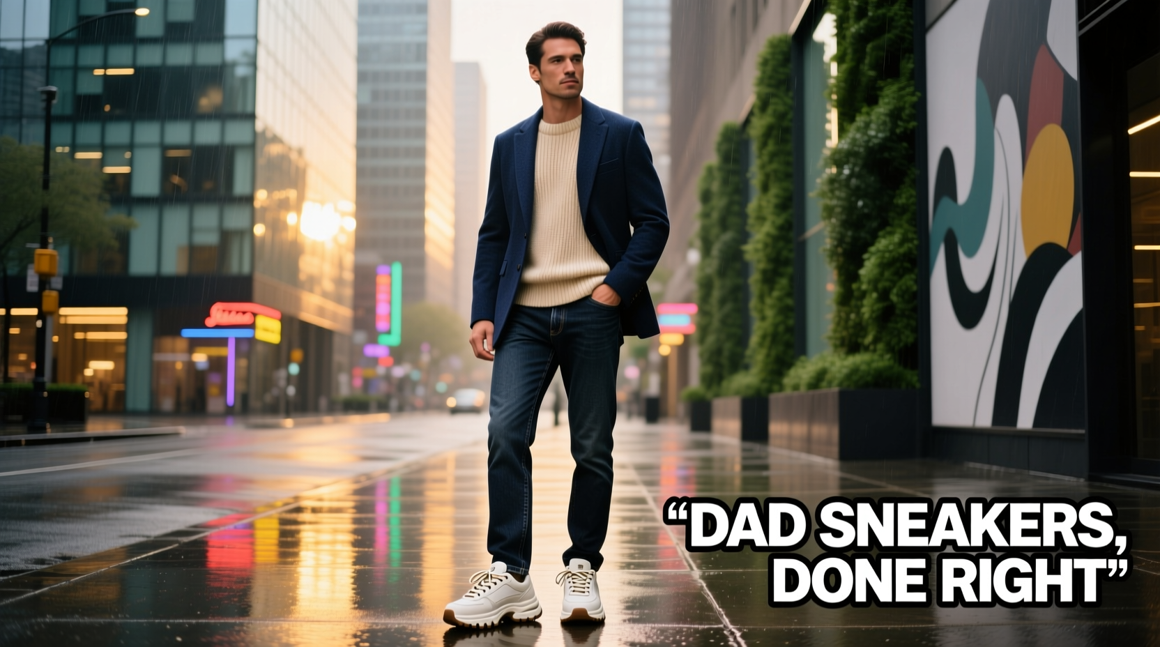 how to style chunky dad sneakers without looking sloppy in 2025
